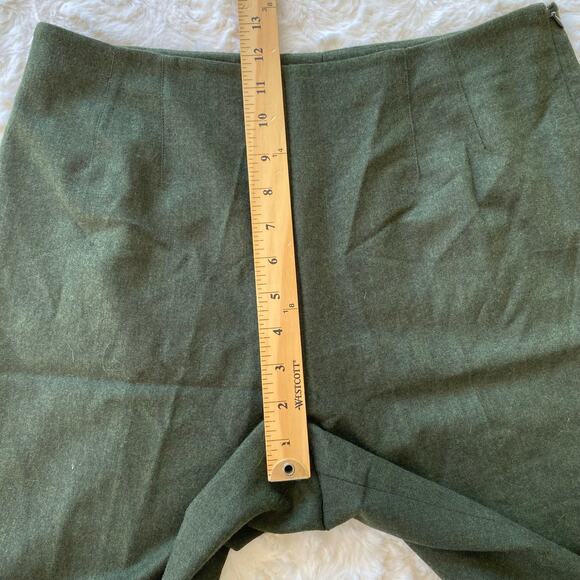 Vintage Etcetera Women's Wool Blend Dress Pants Size 12 Straight Leg Trousers - Picture 10 of 11
